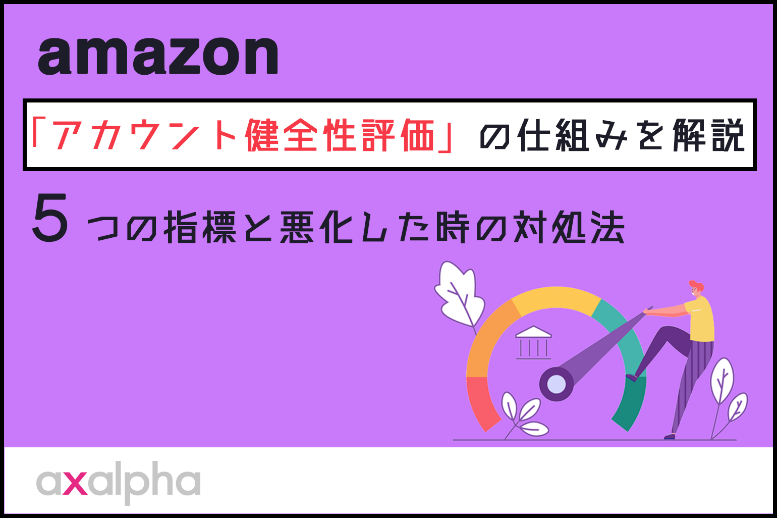amazon_アカウント健全性評価の仕組みを解説_５つの指標と悪化した時の対処法_Amazon専門コンサル運用代行のアグザルファ