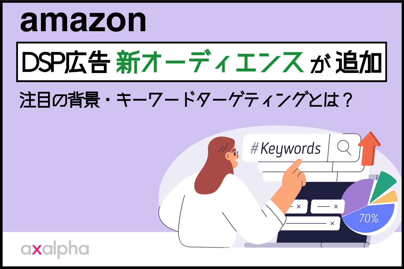 DSP広告の新しいオーディエンスについて_Amazon専門コンサル運用代行のアグザルファ