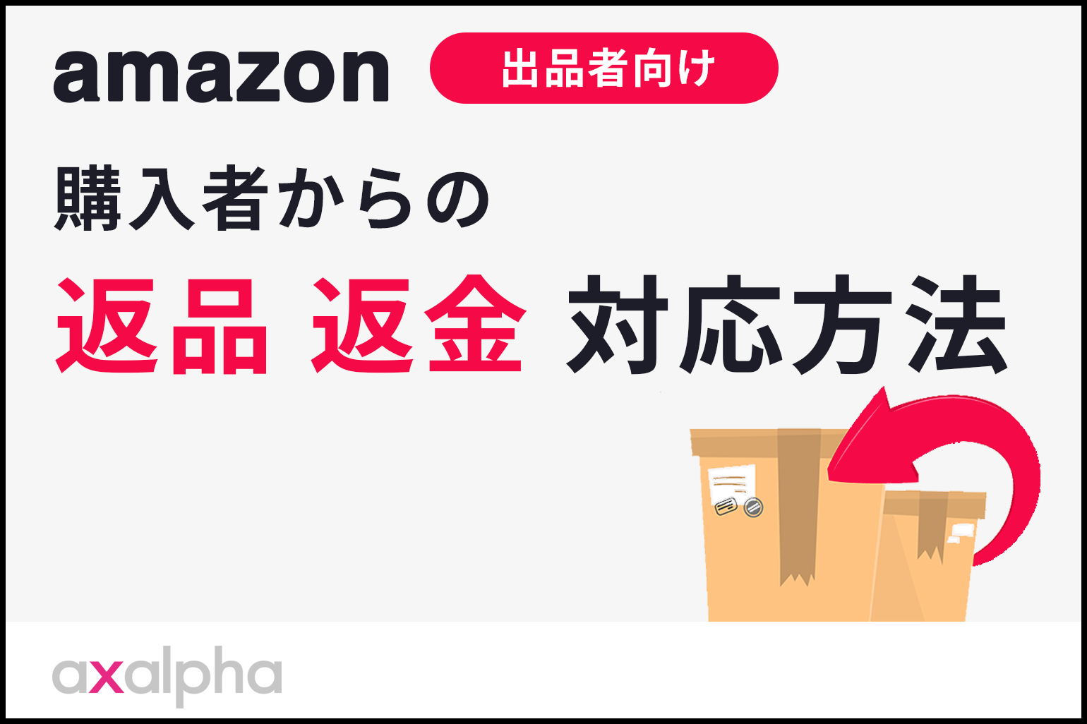 出品者向け】Amazon 購入者からの返品・返金対応方法を解説
